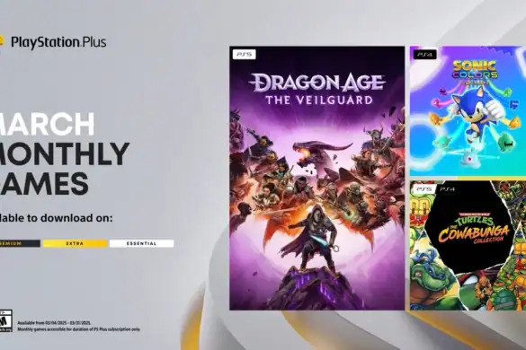 Mart ayı üçün PS+ oyunları: Dragon Age: The Veilguard, Sonic Colors: Ultimate və TMNT: The Cowabunga Collection