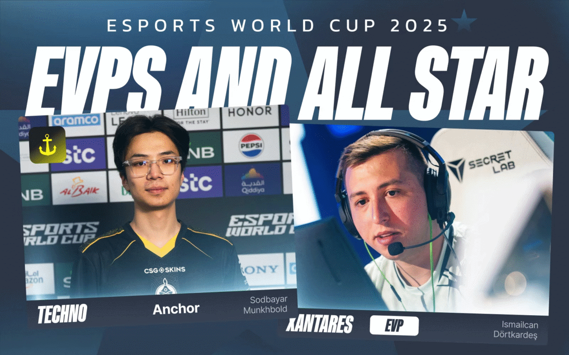 The EVPs and All-Stars of Esports World Cup 2025