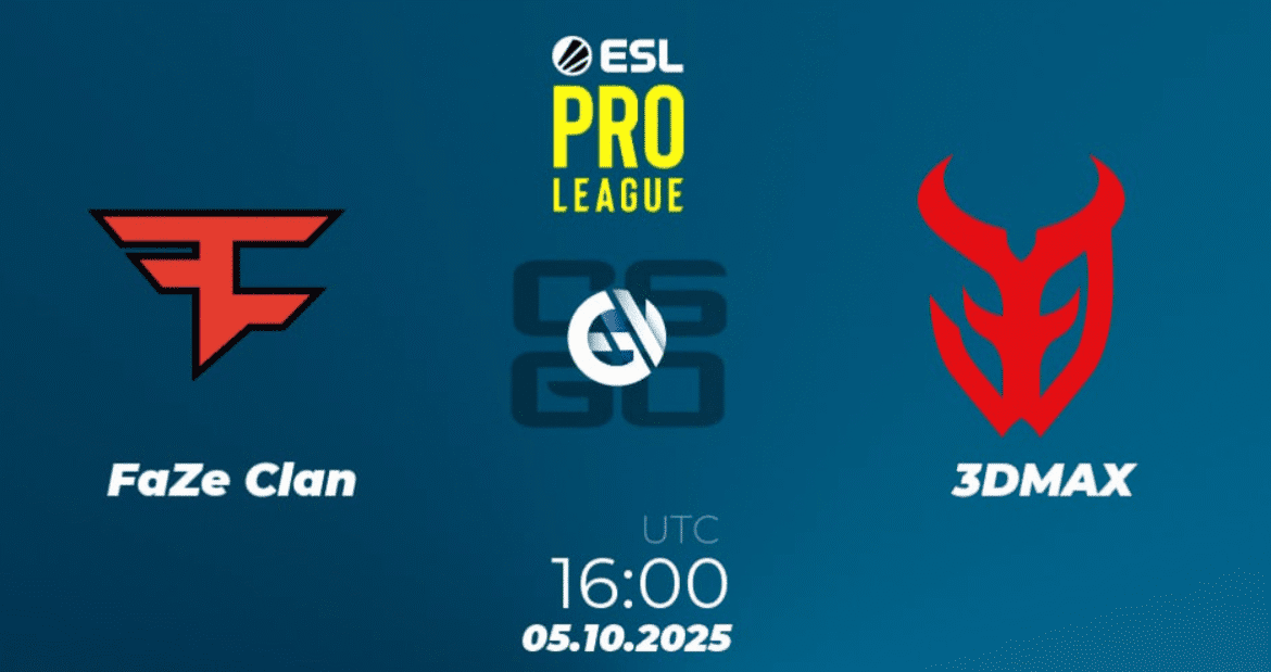 3DMAX FaZe Clan-ı ESL Pro League S22-də məğlub etdi