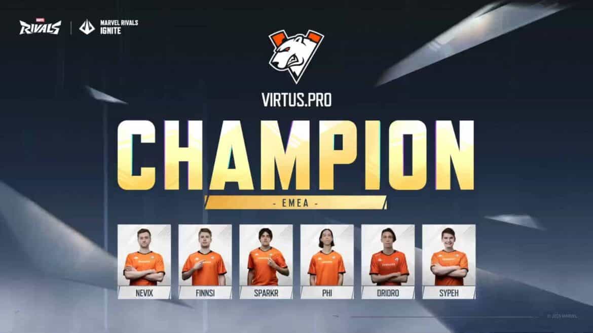 Virtus.pro Marvel Rivals Ignite Stage 2 EMEA