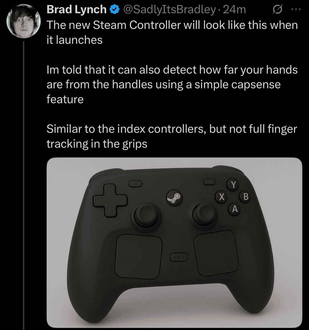 İnsayder yeni Valve Steam Controller-in necə görünə biləcəyini göstərdi