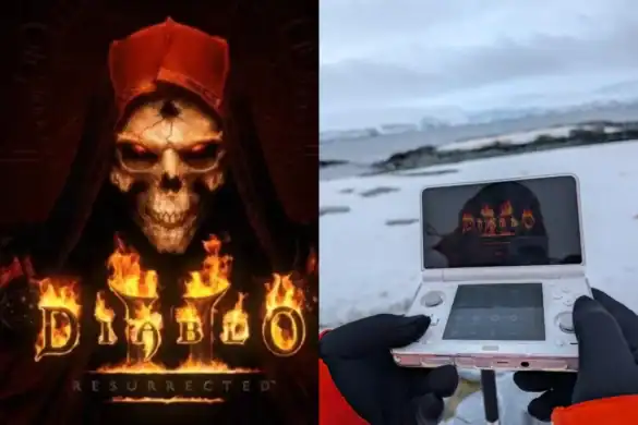 Geymer dünyada ilk dəfə Antarktidada Diablo 2 oynadı