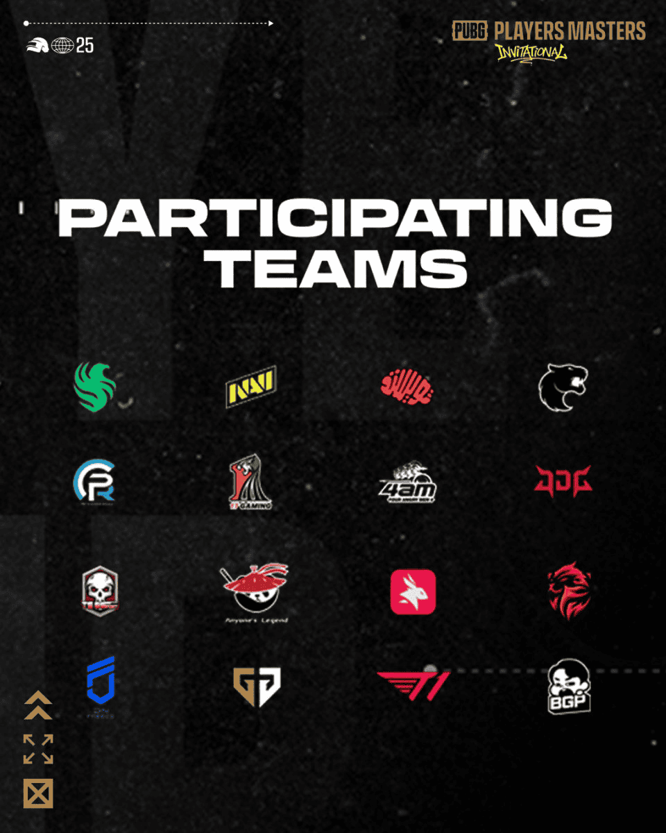 LEC Versus Formatı və PUBG Masters Invitational İştirakçıları