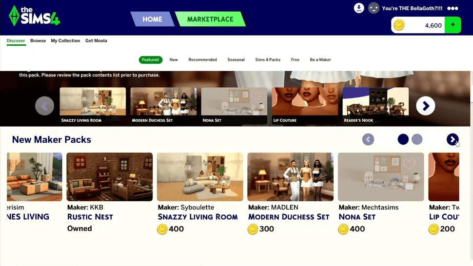 The Sims 4 Marketplace: Paid Mods və Maker Program Gəlir 