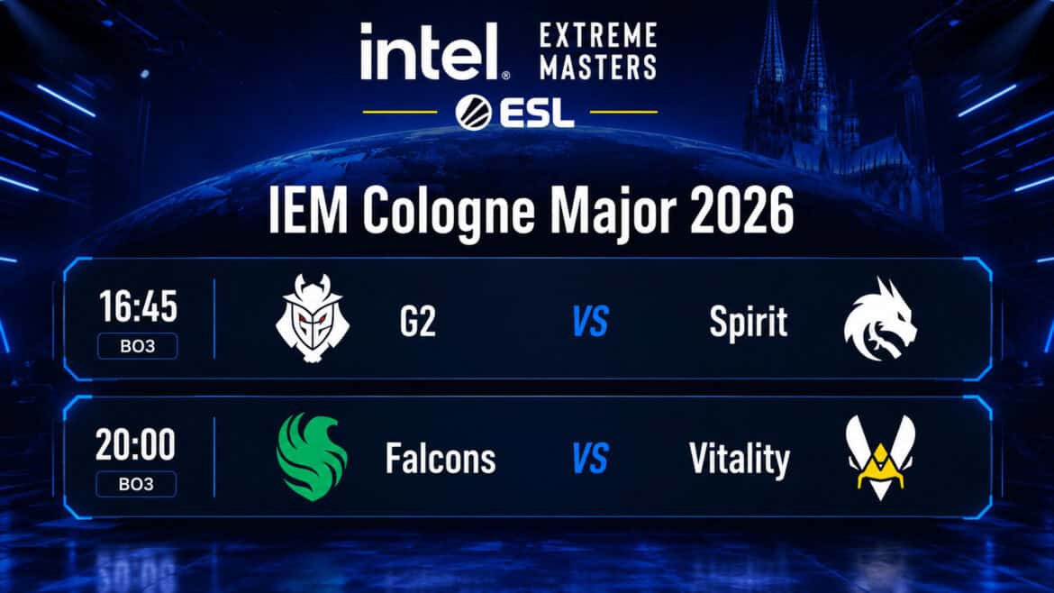 IEM Cologne Major 2026 19 İyun Dörddəbir Final Oyunları